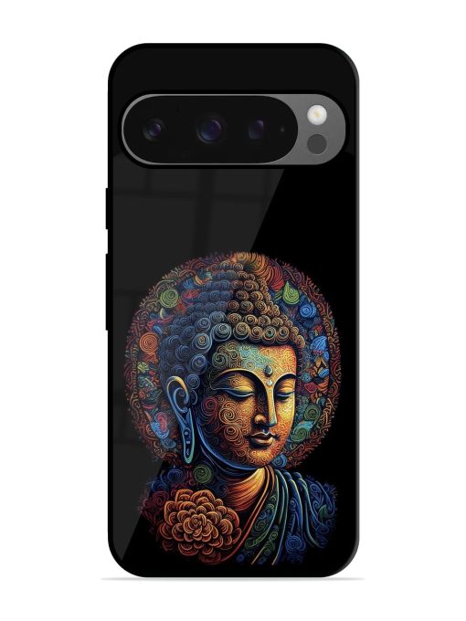 Stained Glass Serenity Glossy Soft Edge Case for Google Pixel 9 Pro Xl Chachhi