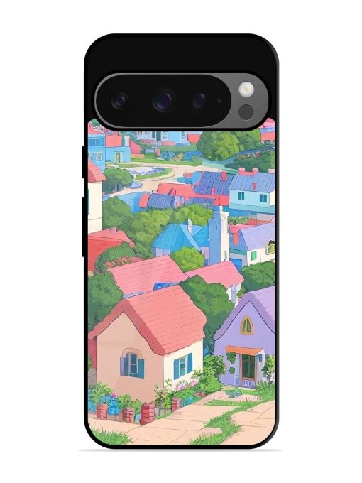 Pastel Paradise Glossy Soft Edge Case for Google Pixel 9 Pro Xl Chachhi