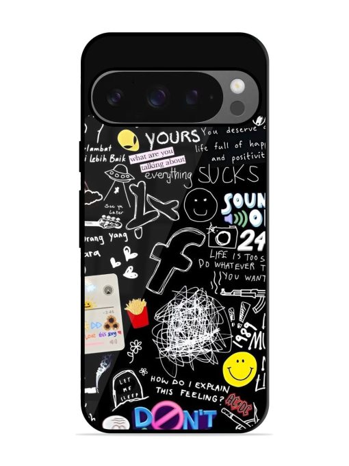 Doodle Diary Glossy Soft Edge Case for Google Pixel 9 Pro Xl Chachhi