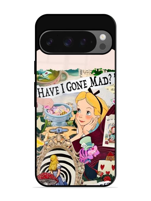 Mad Hatter'S Collage Glossy Soft Edge Case for Google Pixel 9 Pro Xl Chachhi