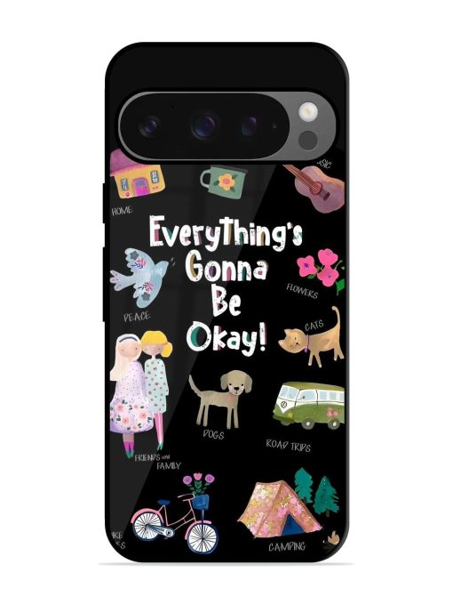 Everything'S Gonna Be Okay Glossy Soft Edge Case for Google Pixel 9 Pro Xl Chachhi