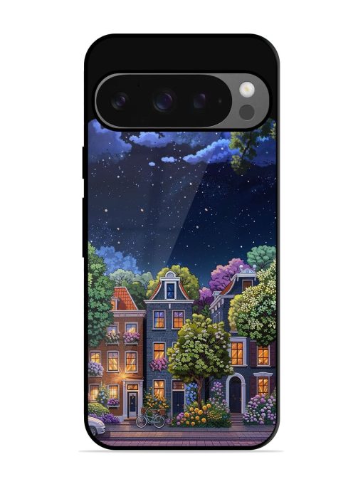 Moonlit Streets Glossy Soft Edge Case for Google Pixel 9 Pro Xl Chachhi