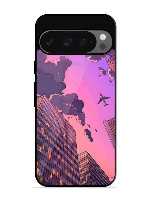 Urban Twilight Glossy Soft Edge Case for Google Pixel 9 Pro Xl Chachhi