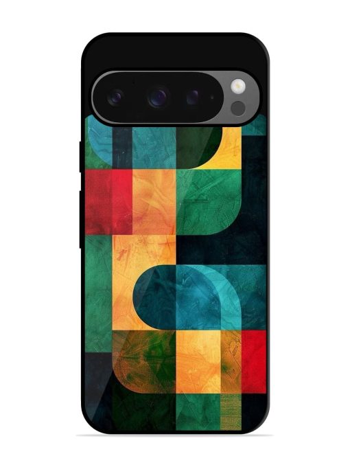 Geometric Harmony Glossy Soft Edge Case for Google Pixel 9 Pro Xl Chachhi