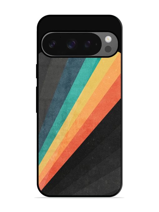 Retro Spectrum Glossy Soft Edge Case for Google Pixel 9 Pro Xl Chachhi