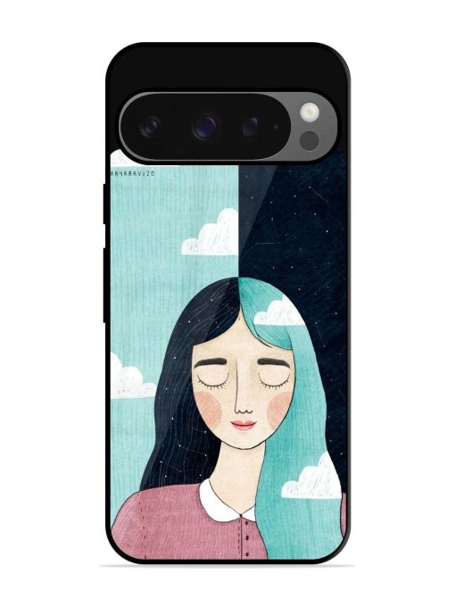 Between Day And Night Glossy Soft Edge Case for Google Pixel 9 Pro Xl Chachhi