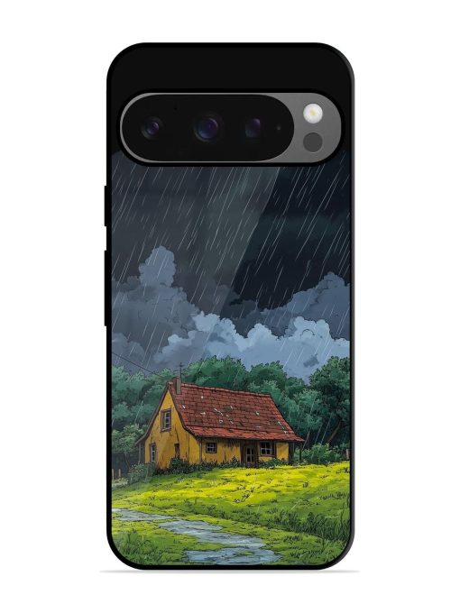 Rainy Day Retreat Glossy Soft Edge Case for Google Pixel 9 Pro Xl Chachhi