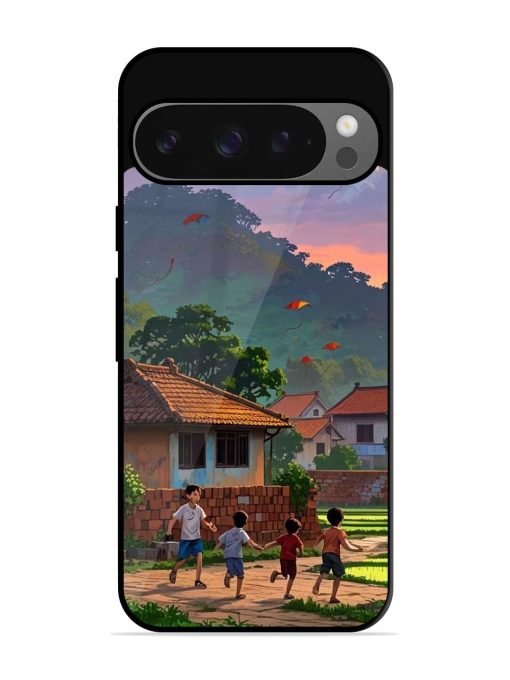 Sunset Play Glossy Soft Edge Case for Google Pixel 9 Pro Xl Chachhi