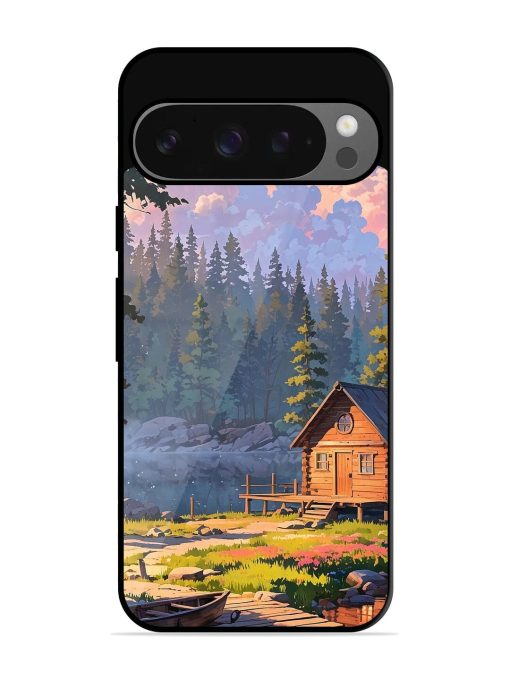 Lakeside Serenity Glossy Soft Edge Case for Google Pixel 9 Pro Xl Chachhi