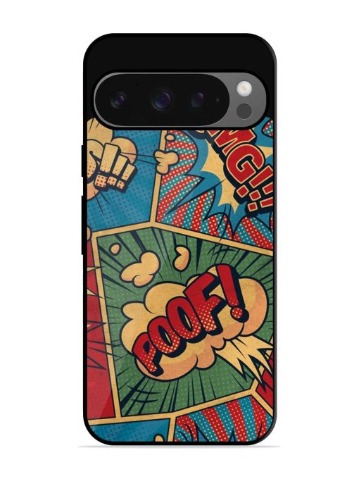 Comic Book Chaos Glossy Soft Edge Case for Google Pixel 9 Pro Xl Chachhi