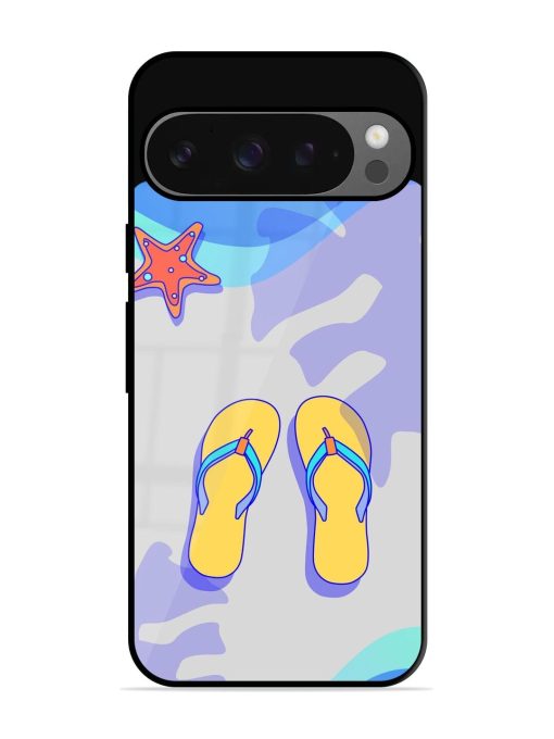 Sandy Toes And Salty Seas Glossy Soft Edge Case for Google Pixel 9 Pro Xl Chachhi