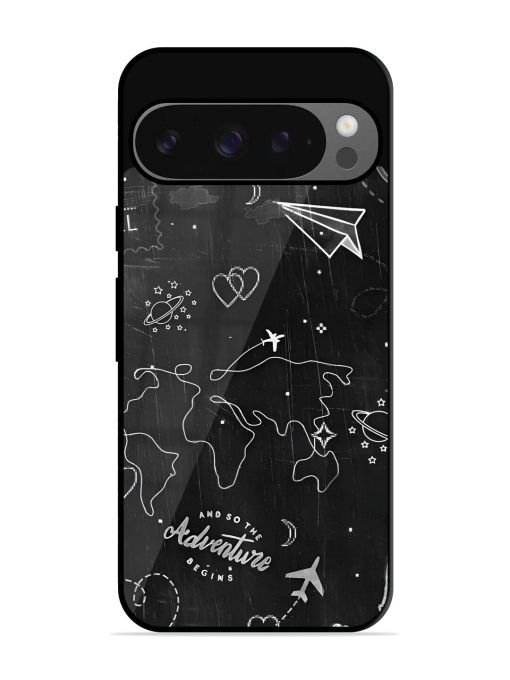 Wanderlust Sketchbook Glossy Soft Edge Case for Google Pixel 9 Pro Xl Chachhi