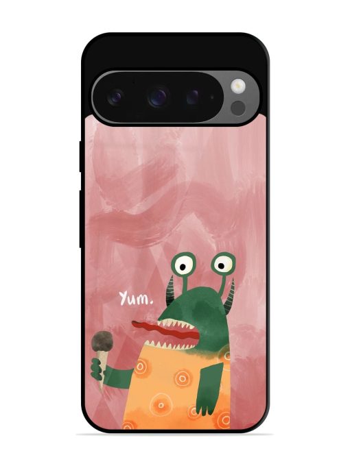 Hungry Monster Glossy Soft Edge Case for Google Pixel 9 Pro Xl Chachhi