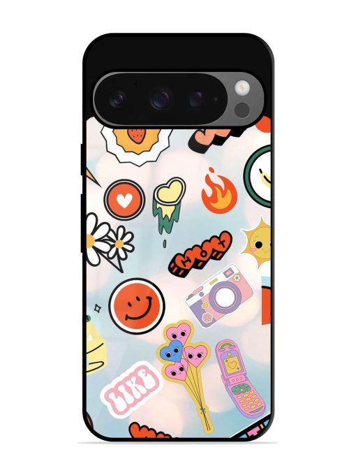 Cheerful Glossy Soft Edge Case for Google Pixel 9 Pro Xl Chachhi