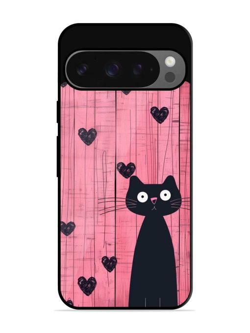 Feline Valentine'S Day Glossy Soft Edge Case for Google Pixel 9 Pro Xl Chachhi