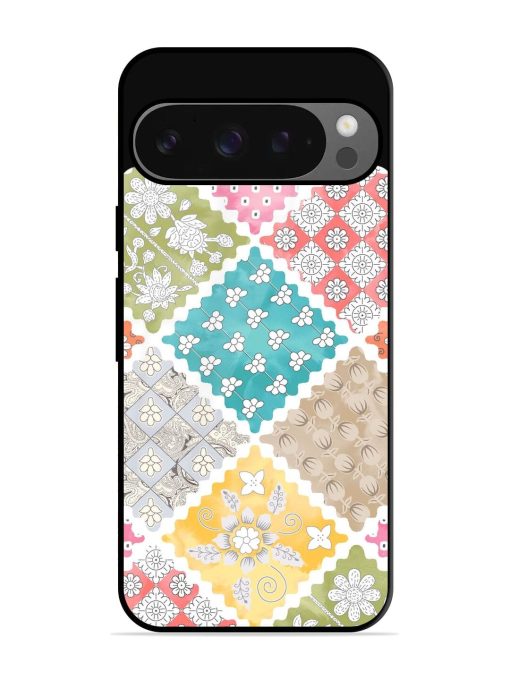 Patchwork Dreamscape Glossy Soft Edge Case for Google Pixel 9 Pro Xl Chachhi