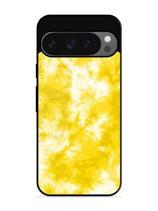 Golden Tie-Dye Twirl Glossy Soft Edge Case for Google Pixel 9 Pro Xl Chachhi