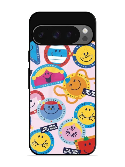 Whimsical Mr. Men & Little Miss Glossy Soft Edge Case for Google Pixel 9 Pro Xl Chachhi