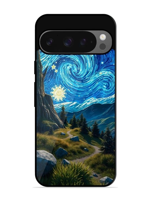 Starry Night In The Shire Glossy Soft Edge Case for Google Pixel 9 Pro Xl Chachhi