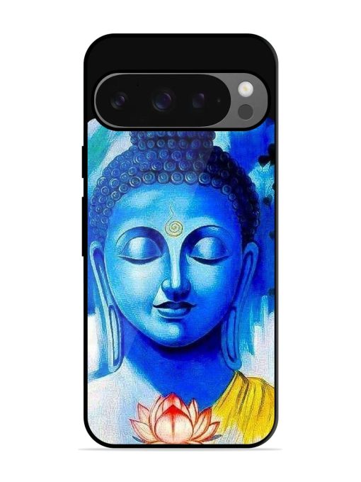 Serene Buddha With Lotus Glossy Soft Edge Case for Google Pixel 9 Pro Xl Chachhi