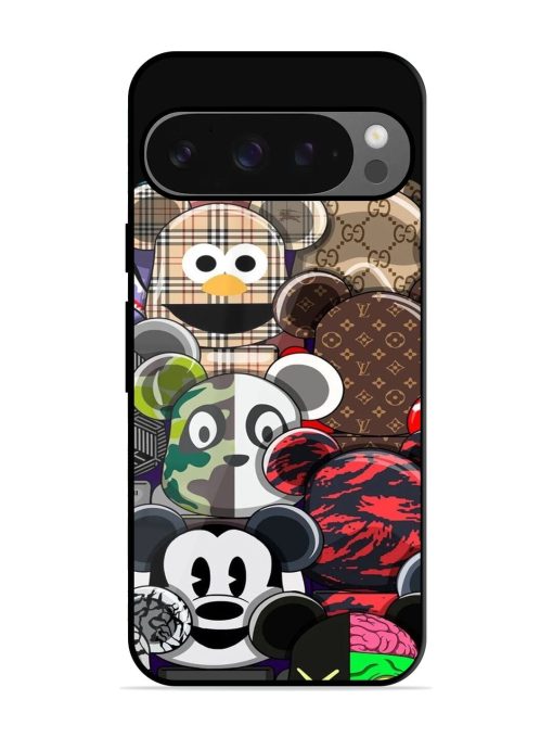 Streetwear Bearbrick Extravaganza Glossy Soft Edge Case for Google Pixel 9 Pro Xl Chachhi