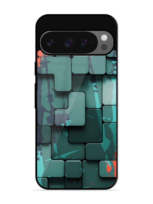 Abstract Geometric Mosaic Glossy Soft Edge Case for Google Pixel 9 Pro Xl Chachhi