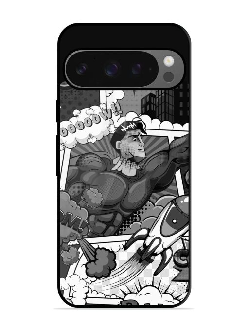 Comic Book Chaos Glossy Soft Edge Case for Google Pixel 9 Pro Xl Chachhi