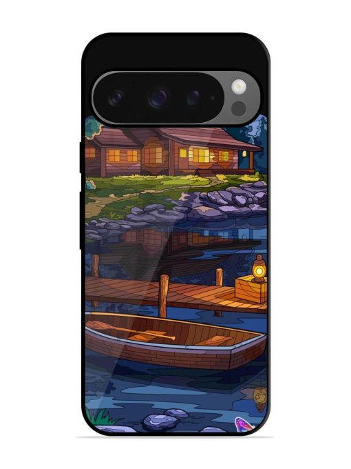 Moonlit Serenity Glossy Soft Edge Case for Google Pixel 9 Pro Xl Chachhi