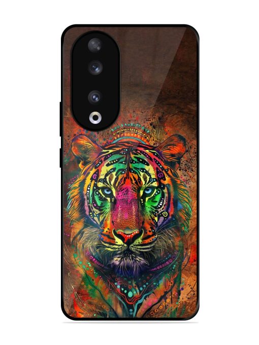 Cosmic Tiger Glossy Soft Edge Case for Honor 90 Chachhi