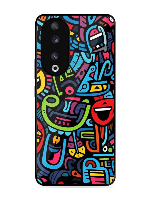 Doodlephoria Glossy Soft Edge Case for Honor 90 Chachhi