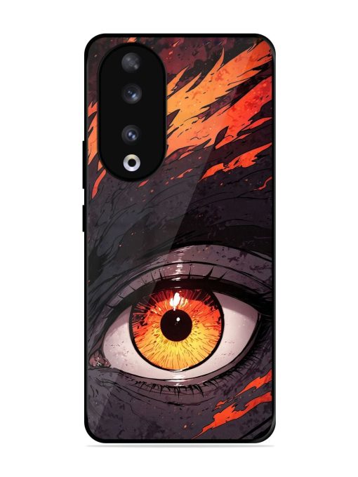 Inferno Gaze Glossy Soft Edge Case for Honor 90 Chachhi