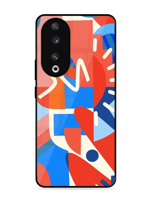 Abstract Harmony Glossy Soft Edge Case for Honor 90 Chachhi