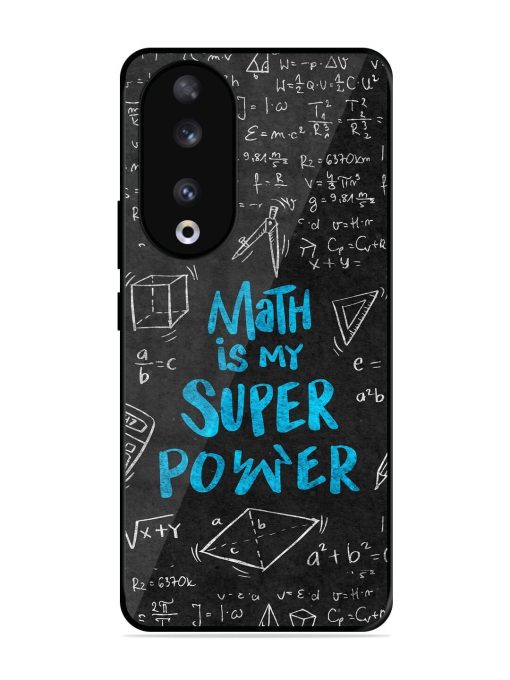 Math Magic Glossy Soft Edge Case for Honor 90 Chachhi