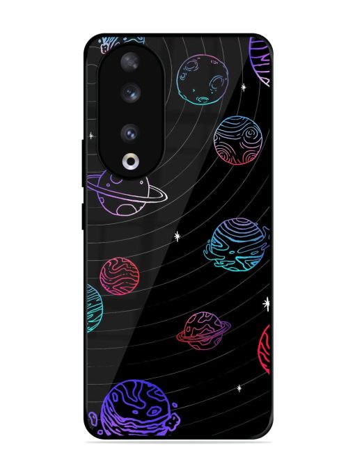 Cosmic Ballet Glossy Soft Edge Case for Honor 90 Chachhi