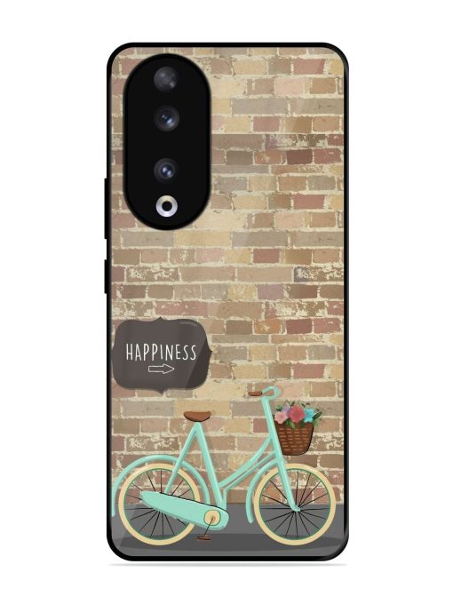 Pedaling Towards Happiness Glossy Soft Edge Case for Honor 90 Chachhi