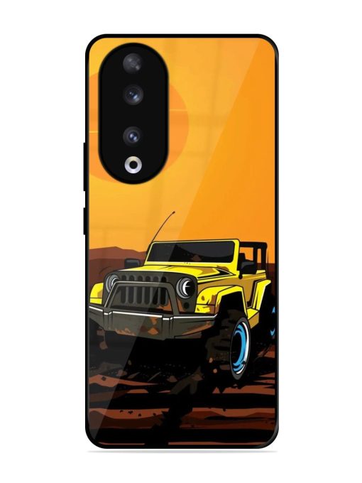 Sunset Cruise Glossy Soft Edge Case for Honor 90 Chachhi