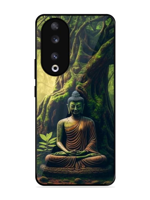 Green Buddha Art Glossy Soft Edge Case for Honor 90 Chachhi