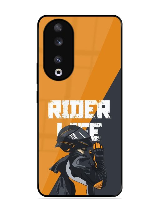 Ride Never Ends Glossy Soft Edge Case for Honor 90 Chachhi