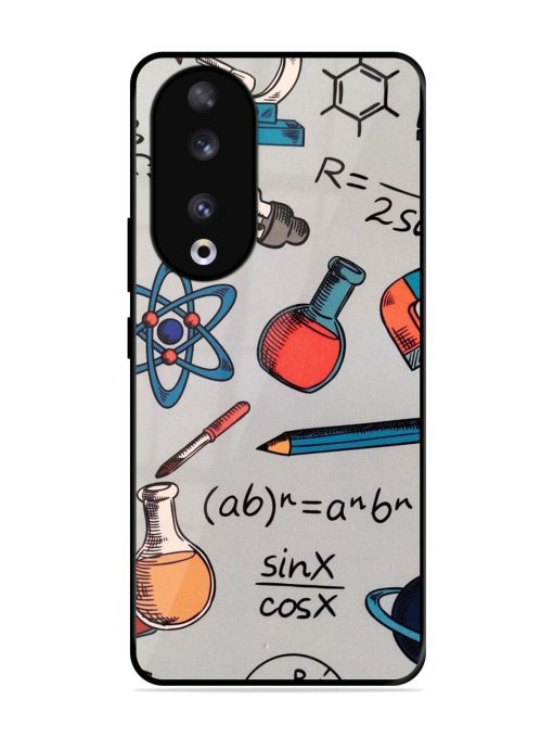 Science Doodle Glossy Soft Edge Case for Honor 90