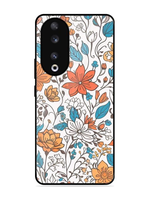 Floral Symphony Glossy Soft Edge Case for Honor 90 Chachhi