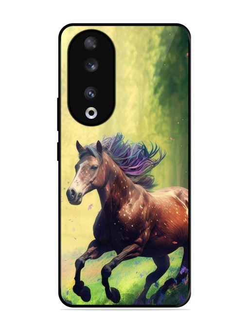 Enchanted Gallop Glossy Soft Edge Case for Honor 90 Chachhi