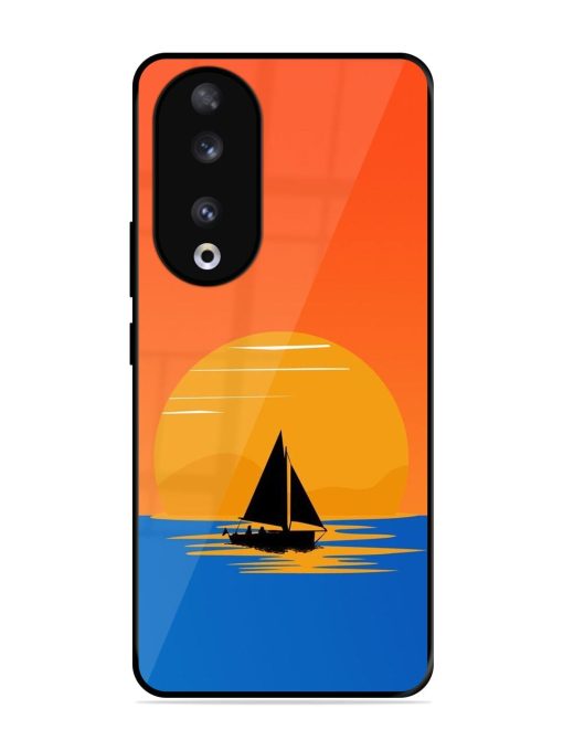 Sunset Sail Glossy Soft Edge Case for Honor 90 Chachhi