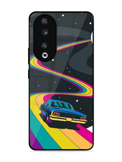 Rainbow Road Glossy Soft Edge Case for Honor 90 Chachhi