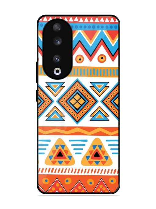 Vibrant Tribal Pattern Glossy Soft Edge Case for Honor 90 Chachhi