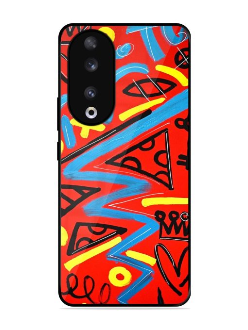 Groovy Garden Glossy Soft Edge Case for Honor 90 Chachhi