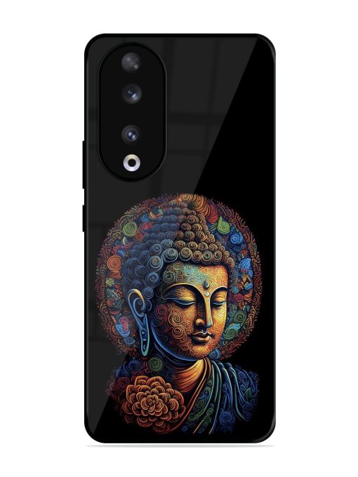 Stained Glass Serenity Glossy Soft Edge Case for Honor 90 Chachhi