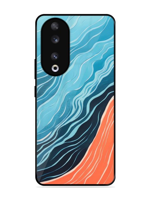 Oceanic Divide Glossy Soft Edge Case for Honor 90 Chachhi