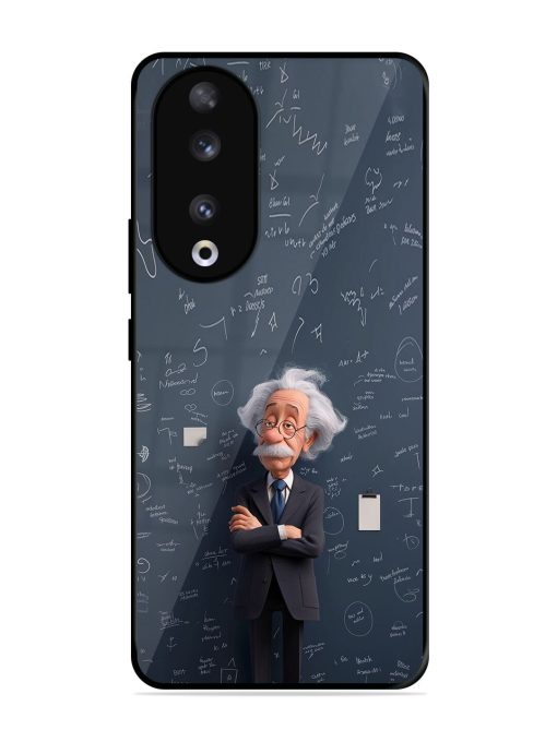 Albert Einstein Glossy Soft Edge Case for Honor 90