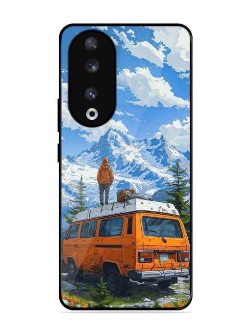 Mountaintop Solitude Glossy Soft Edge Case for Honor 90