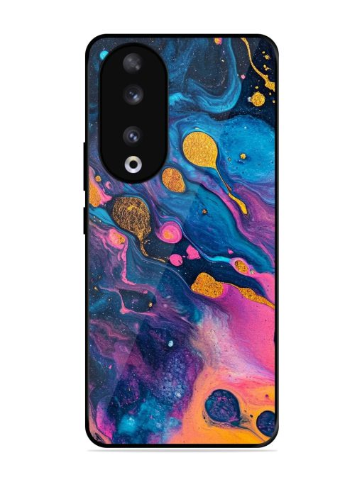 Cosmic Swirl Glossy Soft Edge Case for Honor 90